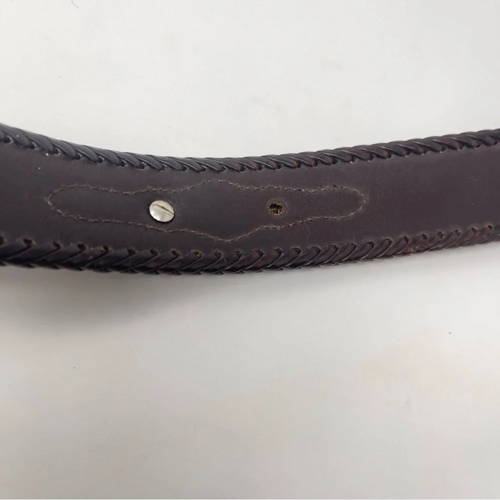 Nocona Genuine Leather Belt Size 42 | Western Tooled Belt | Add Your‎ Own Buckle